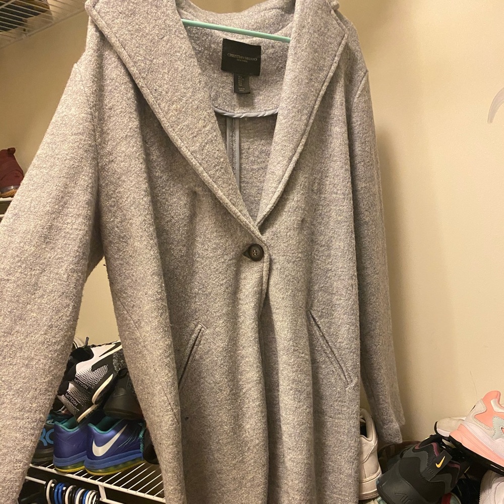 Longline light gray jacket